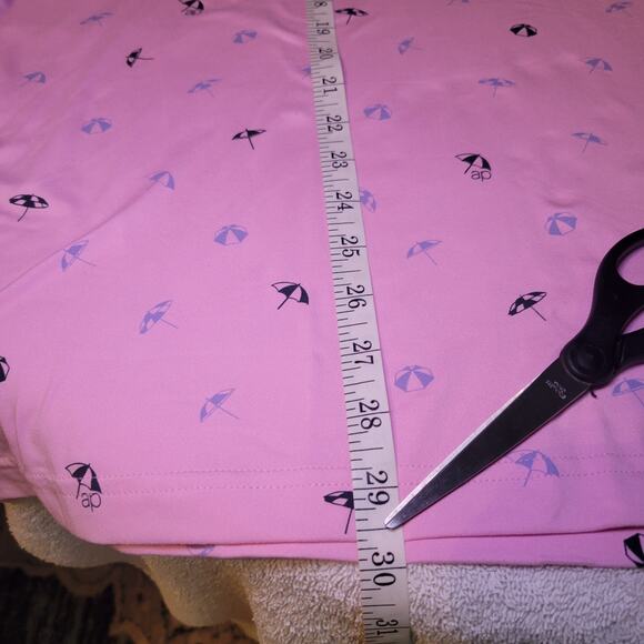 NWT PUMA AP CLOUDSPUN DANCING UMBRELLAS GOLF POLO 539556-01 PINK SZ XL (X-LARGE) - Picture 6 of 8